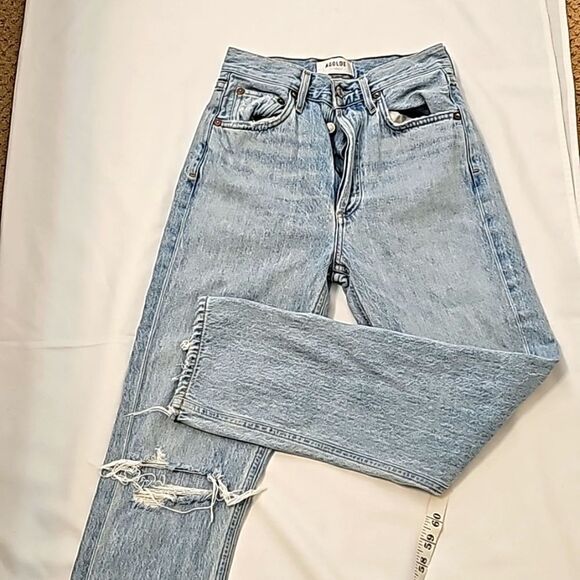 Agolde Denim - AGOLDE DISTRESSED JEANS SIZE 24